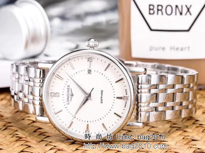 LONGINES浪琴 經典大三針 全自動機械 精品男士腕表 WSS0331